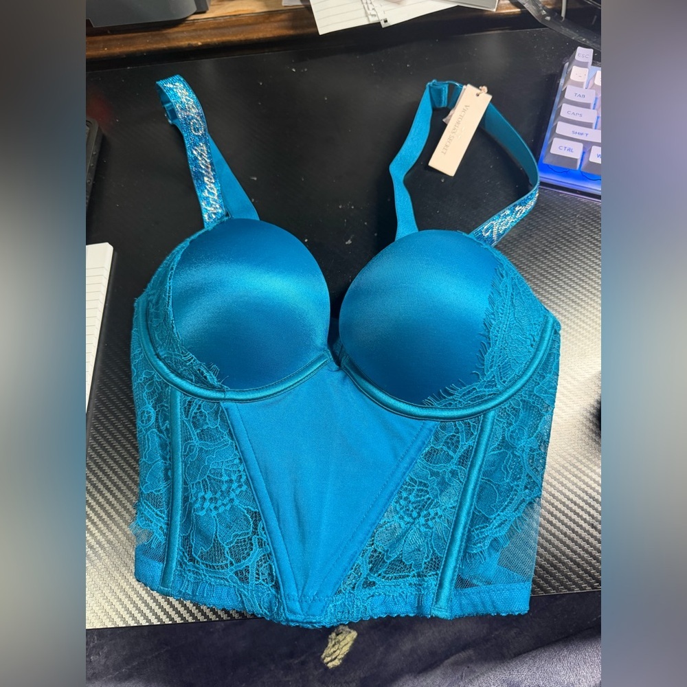Victorias Secret Very Sexy Bling Straps Push Up Corset
